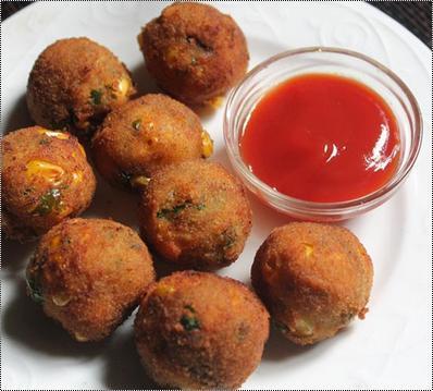 Corn Chilli Balls