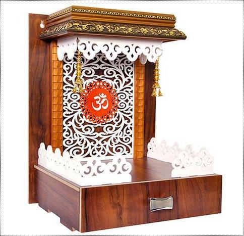 Designer Wooden Pooja Temple