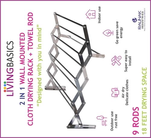 Wall Mounting Cloth Drying Rack