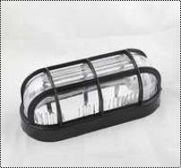 C.F.L Bulkhead Capsule 13w Black