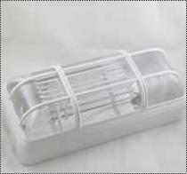 C.F.L Bulkhead Delux 18w White