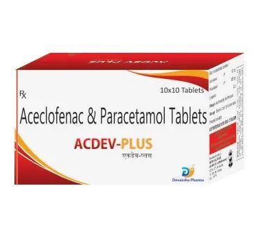 Aceclofenac And Paracetamol Tablets