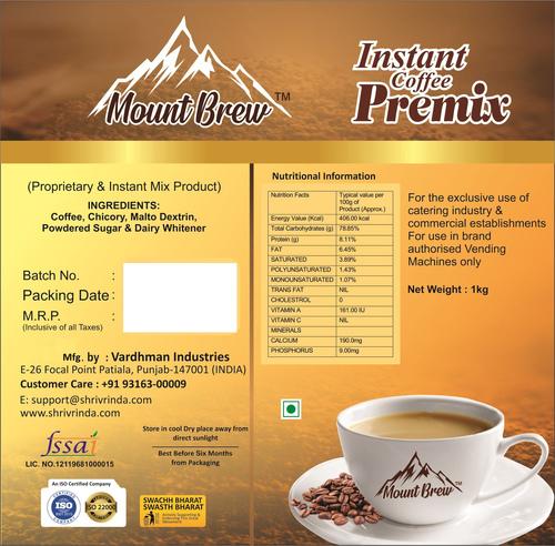 INSTANT COFFEE PREMIX