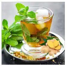 Ginger And Mint Green Tea