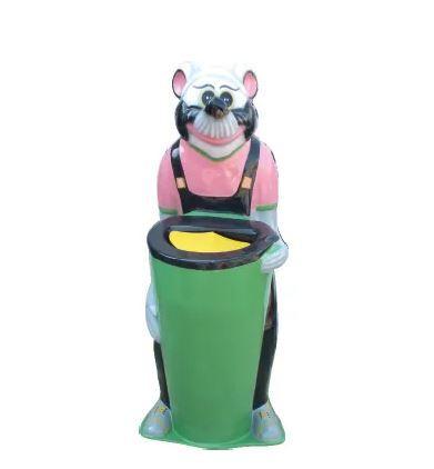 JOJO Bear Shaped Dustbin