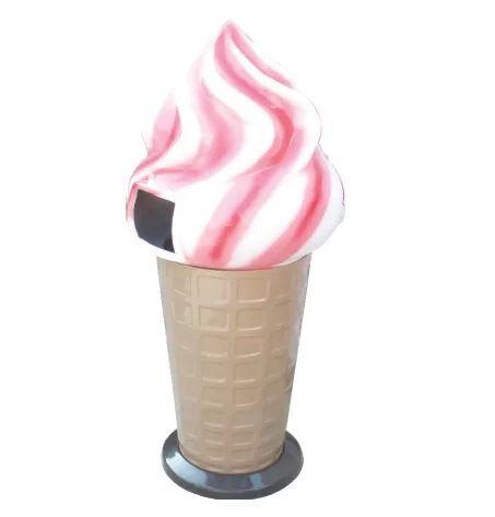 Ice Cream Fibre Medium Dustbin