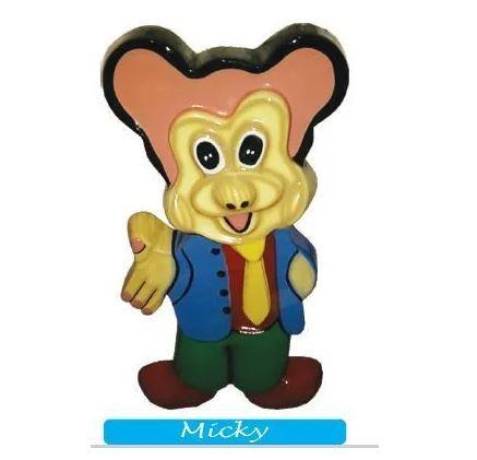 Micky Fibre Cut Out Dustbin