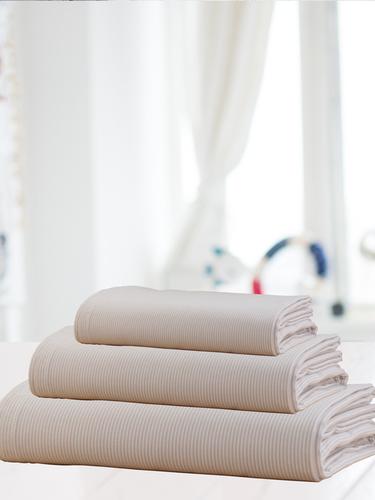 Reva Fitted sheet 180x195x30 Beige