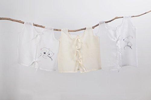 Woven top 0-3 M set of 4