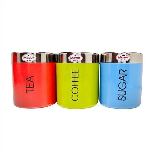 Colorful Kitchen Steel Container Set