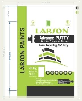 white cement base wall putty