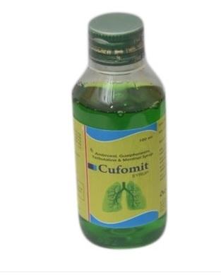 Pharmaceutical Ambroxol Guaiphenesin Terbutaline and Menthol Syrup