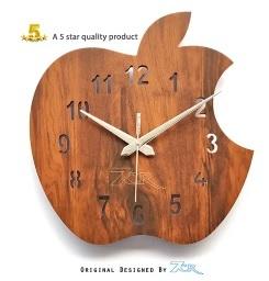 Apple Shape Wall Clock