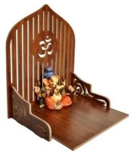 Om Designed Wooden Temple