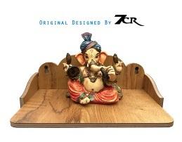 Designed Wall Wooden Temple