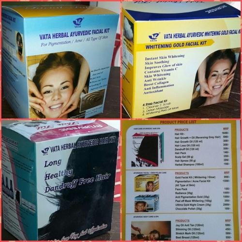 Vata Facial & Herbal Hair Kit