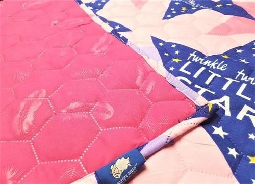 PINSONIC QUILTED COMFORTER STAR KIDS DESIGN 300 GSM DOUBLE BED, SIZE 225 X 255 CMS