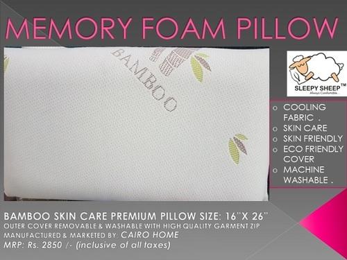 MEMORY FOAM PILLOW BAMBOO CO