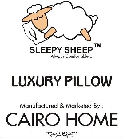 Fibre Pillow with high quality soft knitted cover