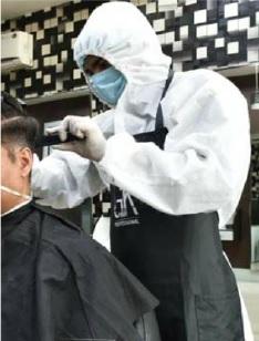 DISPOSABLE SALON PPE