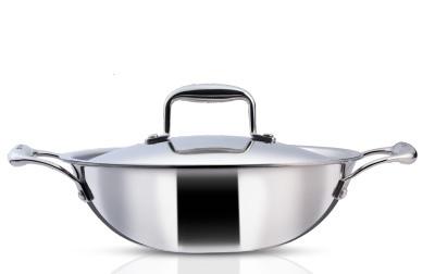3 Ply Stainless Steel Kadhai 20cm (1.5Litres)