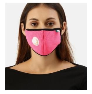 F95 Earloop With Respirator (Mesh Pink)