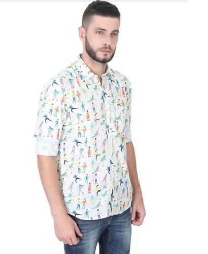 Cotton Digital Print Shirt