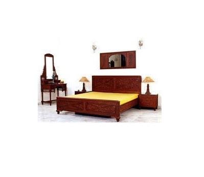 Solid Wood Double Bed