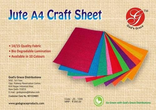 Jute A4 Craft Sheets