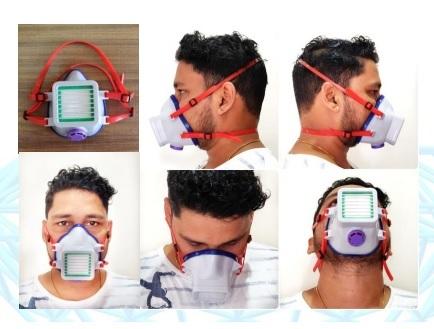 Images of the mask with different angles