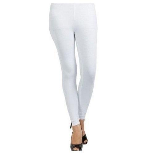 White Ladies Stretchable Cotton Legging