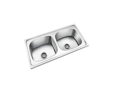406MMX355MM Glossy Kitchen SS Sink