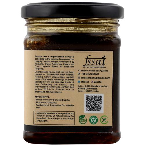 Bassta 100% raw & unprocessed honey