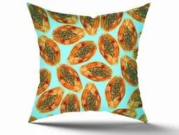 PASTEL PAPAYA_SQUARE PILLOW COVER