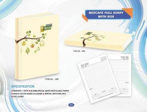 Nescafe Full Diary with Box