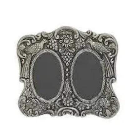 Round Silver Photo Frame
