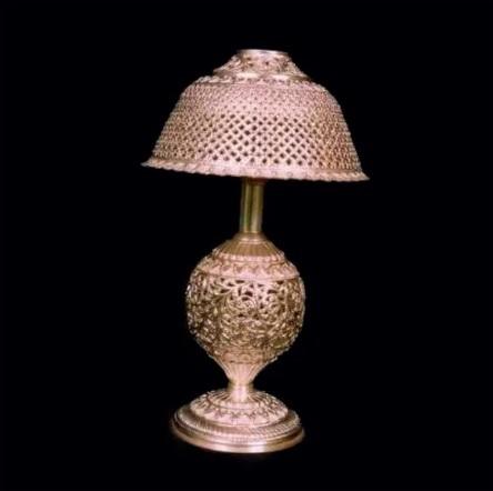 Silver Table Lamp
