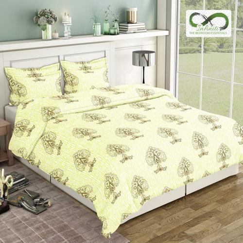 Infinite Pure Cotton King Size Bed Sheets (108 x 108 inch)