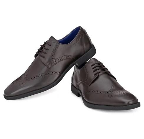 Men Brown Leather Brogue