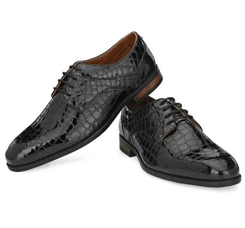 Men Black Leather Formal Shoes