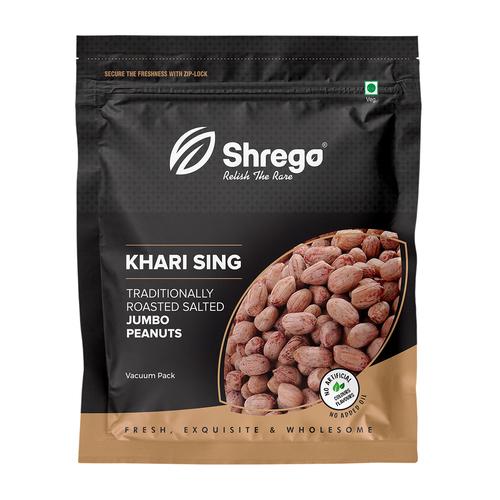 SHREGO KHARI SING TRADITIONALLY ROASTED SALTED JUMBO PEANUT (VACUUM PACKED)
