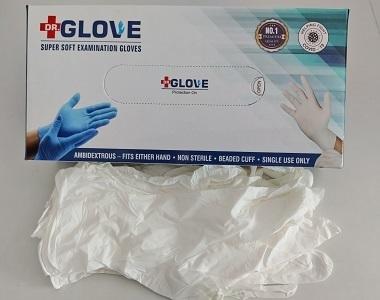  Dr. Glove White Nitrile