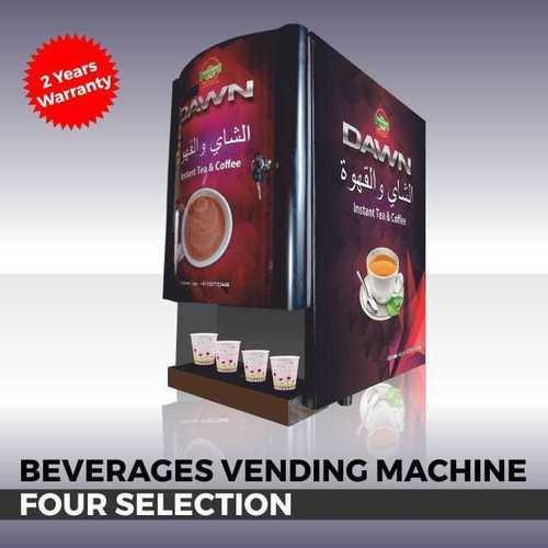 BEVERAGES VENDING MACHINE - FOUR SELECTION