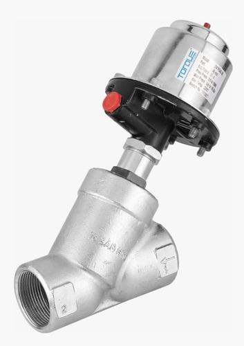 Y type SS Pnuematic Screw Control Valve