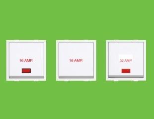16 AMP. / 32 AMP. Switches 240V
