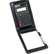 LEATHER POCKET CALCULATOR