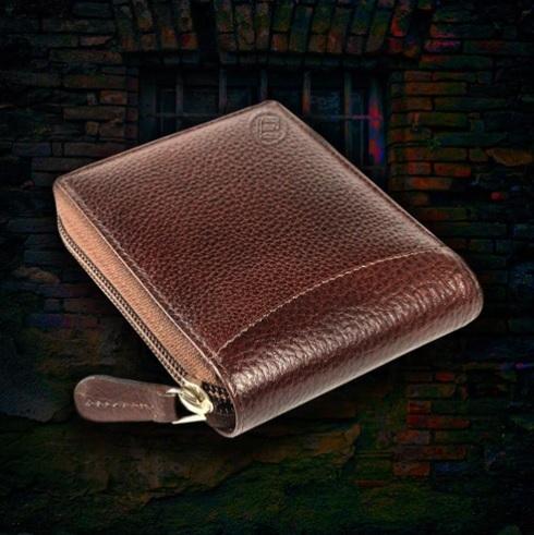 Leather Zipper Wallet