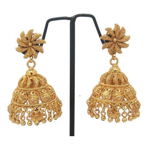 Gold Plated Jhumka Earring