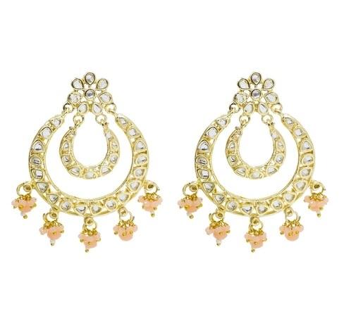 Party Wear Traditional Kundan Earring For Girls & Women
