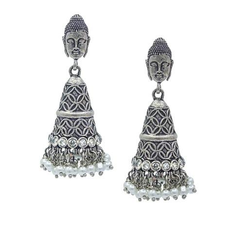Jhumka Oxidised Earrings